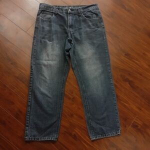 Beverly Hills Polo Club Men's Dark Wash Jeans 36x30 Normcore Minimalist Preppy